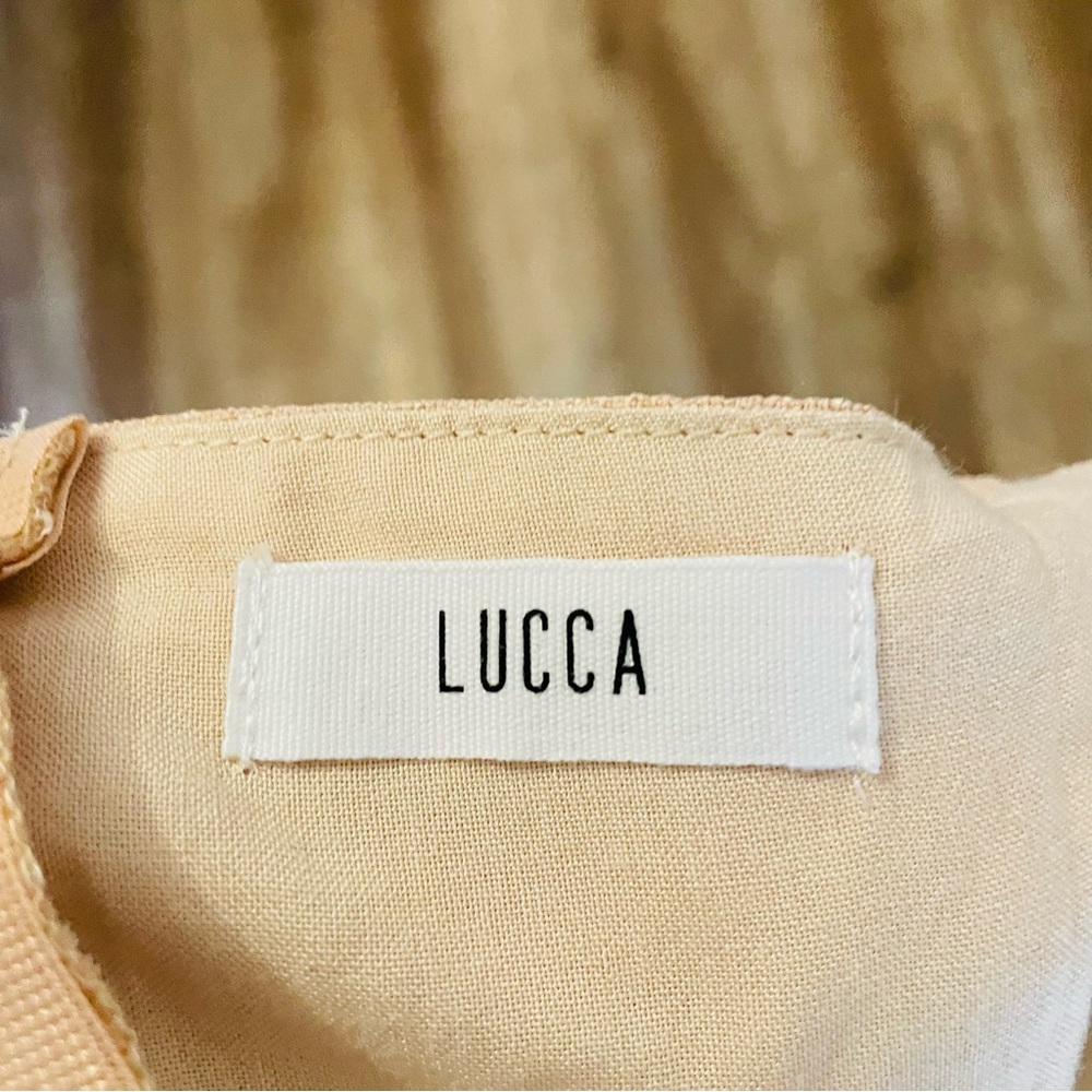 Lucca Vanessa Front Tie Cut Out Ruffle Mini Dress - Picture 7 of 7